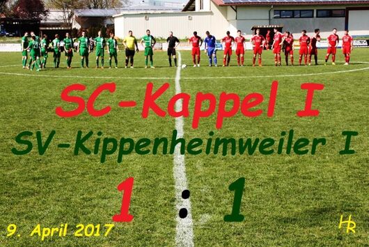 SC-Kappel vs. SV Kippenheimweiler 1 - 1:1