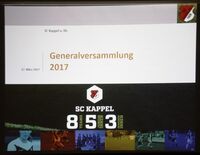 Generalversammlung 2017