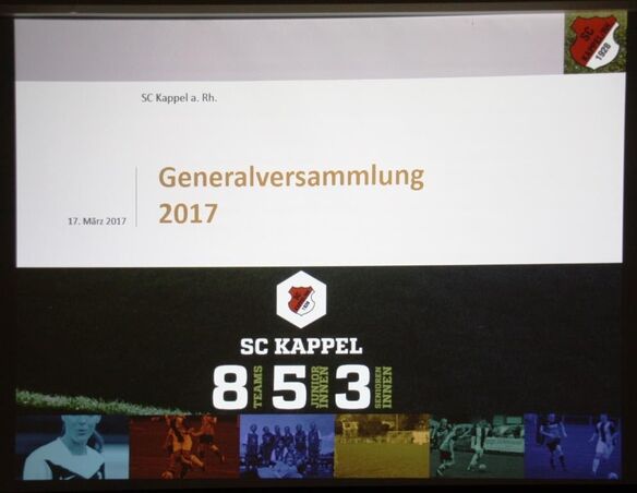Generalversammlung 2017