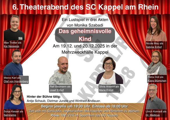 Plakat des 6. Theaterabend